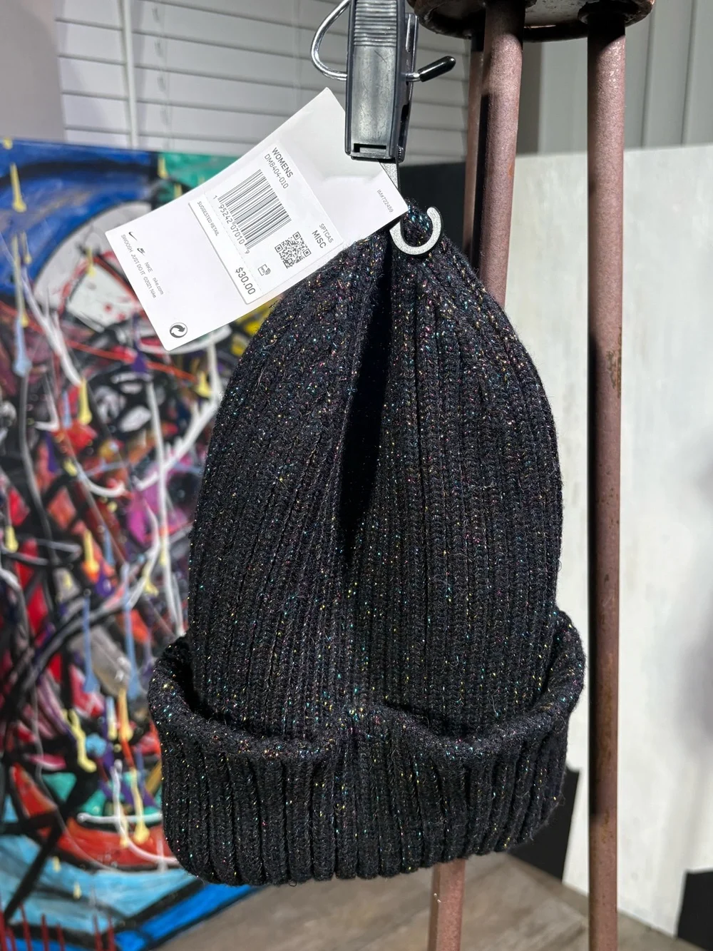 WOMENS NIKE SPORTSWEAR SPARKLE KNIT BEANIE
